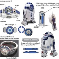スターウォーズファン必見！R2-D2型の婚約指輪がカワイイ！