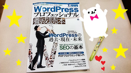 「WordPressプロフェッショナル養成読本」は何となくWordPressが触れるようになった人にもオススメの本！