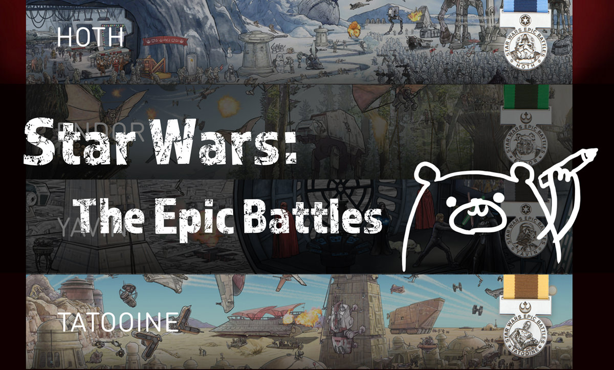 スターウォーズのウォーリーを探せ？“Star Wars: The Epic Battles”が楽しい！アメリカDisneyの無料ゲームらしい。