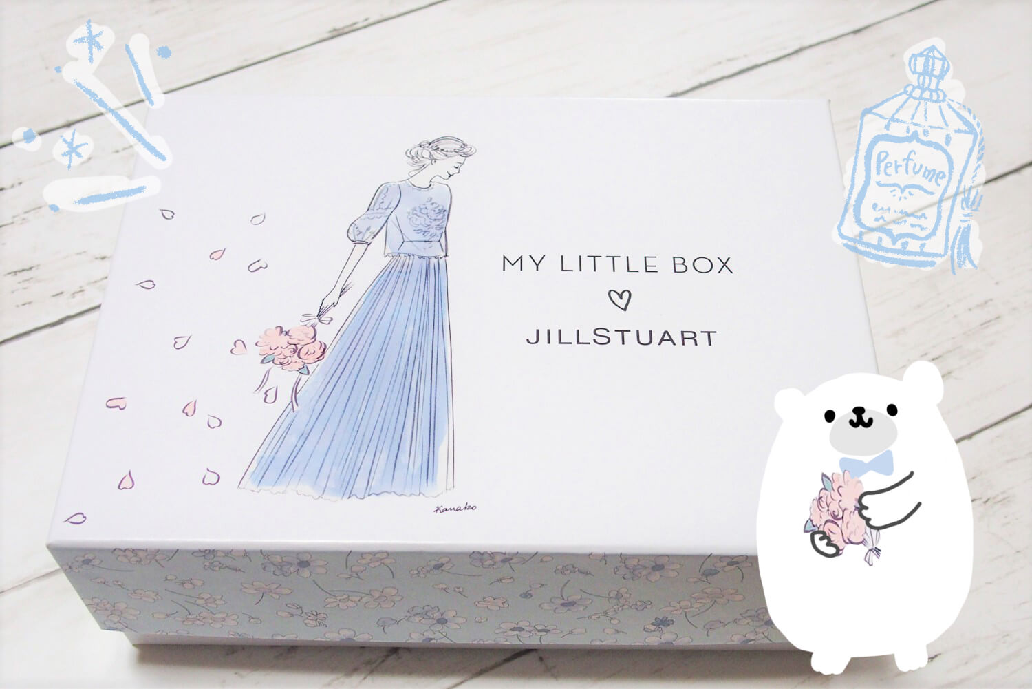ボックス到着！JILL STUARTコラボのMy Little Box 5月号が超かわいい！Something Pure Blue3種＋割引コード有！
